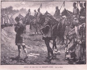 Henri en route vers la tombe de Becket en 1174