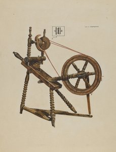 Roue à filer jouet - Walter Praefke