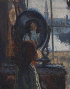 Fille devant un miroir, petite Rachel