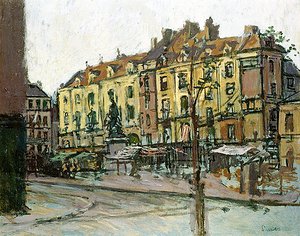 La Place Nationale avec le Grande Duquesne, Dieppe - Walter Richard Sickert