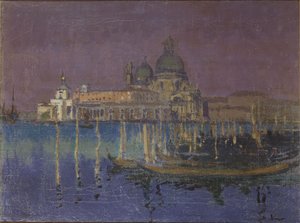 Nocturne : La Dogana et Santa Maria della Salute, Venise, 1896