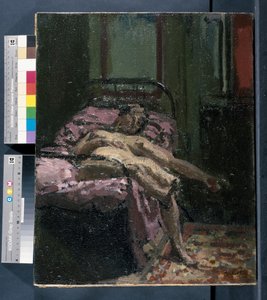 Nu sur un lit