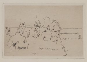 Scheveningen, Kaffeeklatsch (Commérages) - Walter Richard Sickert