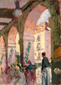 Le Café Suisse, ou Café des Arcades, Dieppe