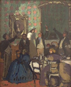 Le toast. Trelawny of the Wells" (Trelawny des puits) - Walter Richard Sickert