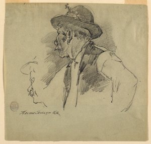 Un paysan bavarois - Walter Shirlaw