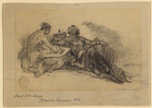 Projet de billet de banque : Commerce - Walter Shirlaw