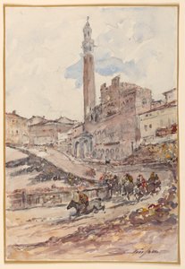 Course de Chevaux, Sienne, Italie