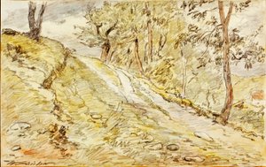 Croquis du paysage - Walter Shirlaw
