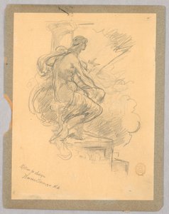 Femme Assise (Motif pour Design)