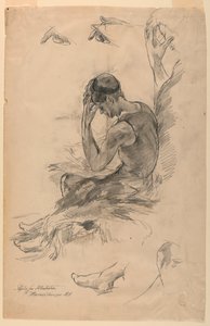 Étude pour illustration - Walter Shirlaw