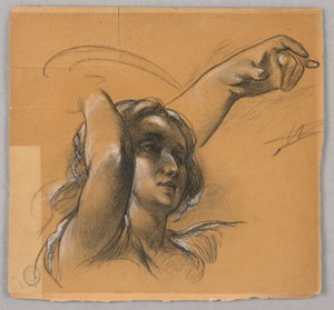Étude de la tête et des bras d