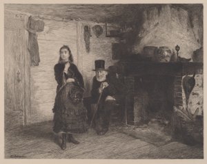La Réprimande - Walter Shirlaw