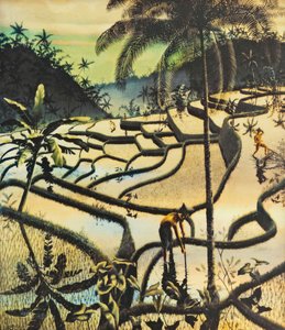 Paysage de Preanger - Walter Spies