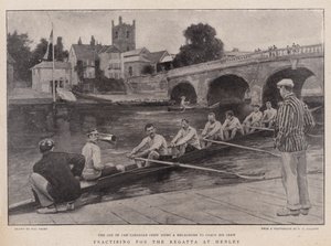 Entraînement pour la régate à Henley - Walter Stanley Paget