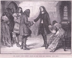 Sir Henry Vane prenant congé de sa femme et de ses amis - Walter Stanley Paget