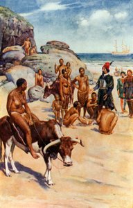 Les Portugais et les Hottentots - Walter Stanley Paget