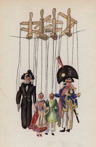 Vieux jouet peint par Walter Trier