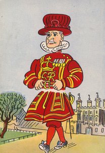 Les costumes fous de Walter Trier : Angleterre, Beefeater - Walter Trier
