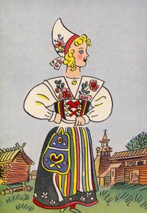 Les costumes fous de Walter Trier : Suède - Walter Trier