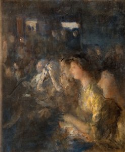 Scène dans un théâtre