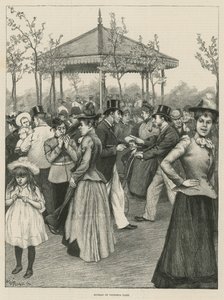 Dimanche à Victoria Park (gravure)