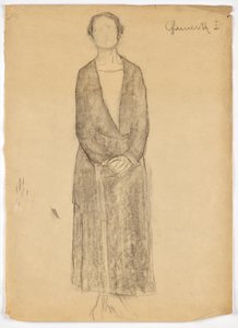 Portrait de dame (personnage entier)