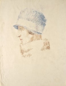 Dame au chapeau - Walther Gamerith