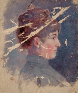 Portrait de dame de profil