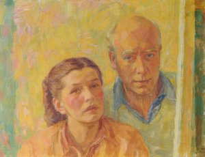 Double portrait de Walter et Grete Gamerith - Walther Gamerith