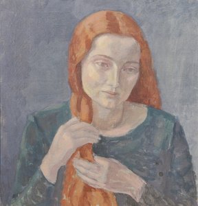 Fille aux longs cheveux - Walther Gamerith