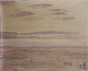 Paysage sombre près d