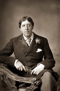 Oscar Wilde, écrivain irlandais, esprit et dramaturge, vers 1890
