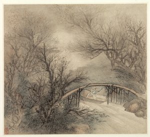 Album de paysages : Feuille 1, 1677 - Wang Gai