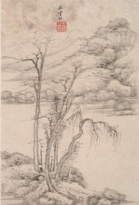 Paysage dans le style de divers vieux maîtres : Paysage après Ni Zan (1301