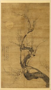 Un prunus au clair de lune, 1300s