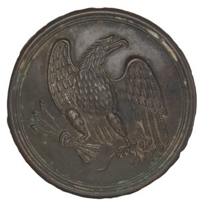 Plaque avec un motif d
