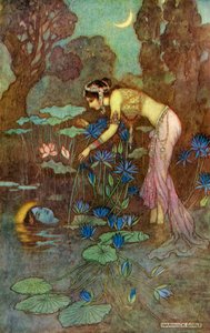 Sita trouve Rama parmi les fleurs de lotus, 1913