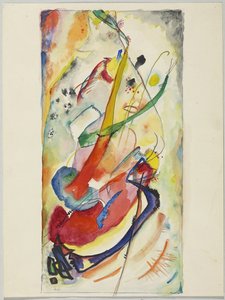 Esquisse pour une fresque pour Edwin R. Campbell n° 1 - Wassily Kandinsky