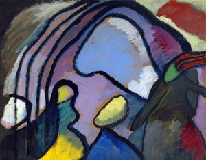 "Étude pour improvisation 10" Peinture de Vassily Kandinsky