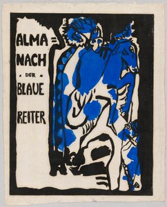Holzschnitt für den Almanach "Der Blaue Reiter" - Wassily Kandinsky
