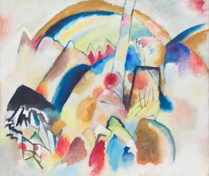 Paysage avec taches rouges, No. 2