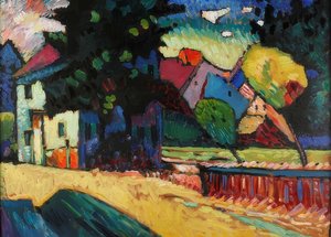 Murnau - Paysage avec maison verte. 1909