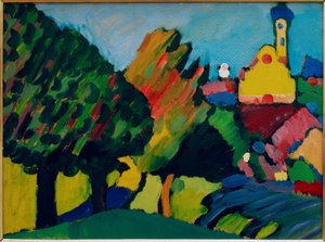 Murnau – Paysage automnal avec église