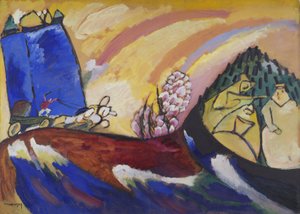 Peinture avec troïka, 18 janvier 1911 - Wassily Kandinsky