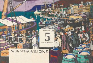 Étude pour une affiche de navire, 1906