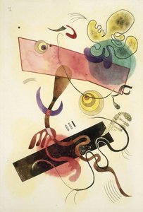 Taches: Verte et Rose - Wassily Kandinsky