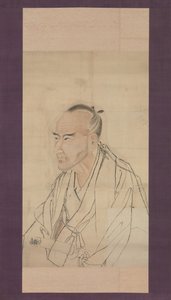 Esquisse pour le portrait de Tachihara Suiken, 19ème siècle