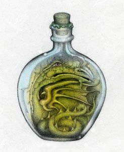 Dragon en bouteille - Wayne Anderson