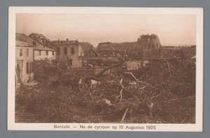 Borculo - Après le cyclone du 10 août 1925
